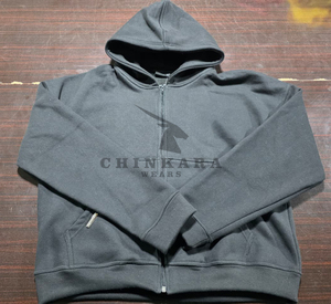 Nouveauté 2026 – Sweat à capuche vintage uni délavé à l'acide pour homme, anti-rides, avec fermeture éclair, hiver, 100 % coton molletonné, respirant et confortable - Product Image 3