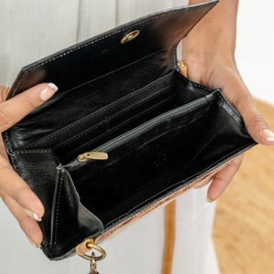 La más nueva cartera de cuero occidental con herramientas, Cartera de cuero de vaca con correa cruzada, bolso de mano de cuero de hombro para todos los días para mujer - Product Image 6