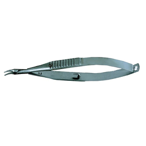Pinza de sujeción McPherson para microcirugía, de acero inoxidable, curva, de 4 pulgadas, manual, con mandíbulas cónicas lisas - Product Image 6