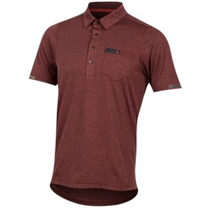 Polo à manches courtes gris pour homme avec poche poitrine, tissu tricoté à séchage rapide, style décontracté, coupe classique - Product Image 4