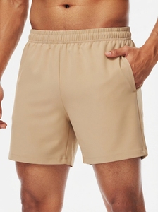 Men's Summer <b>Mesh</b> Bermuda Shorts Quick Dry Breathable Knitted Drawstring Mid Length Casual Running Gym Training Sports Shorts - Product Image 5