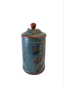 Tasse à thé en bois faite à la main avec capuchon Lunatique et Unique Home Barware d'Inde - Product Image 4