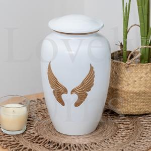 Urna Funeraria con Diseño de Ángel Celestial, Tamaño Mediano para Adultos, Recuerdo Conmemorativo para Cenizas, Contenedor Decorativo con Diseño de Ángel - Product Image 3