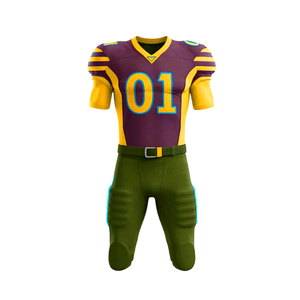 Uniforme de Fútbol Americano, Nuevo Diseño, Jersey y Pantalones de Poliéster Sublimado, Uniforme de Fútbol Americano Personalizado para Equipos - Product Image 2