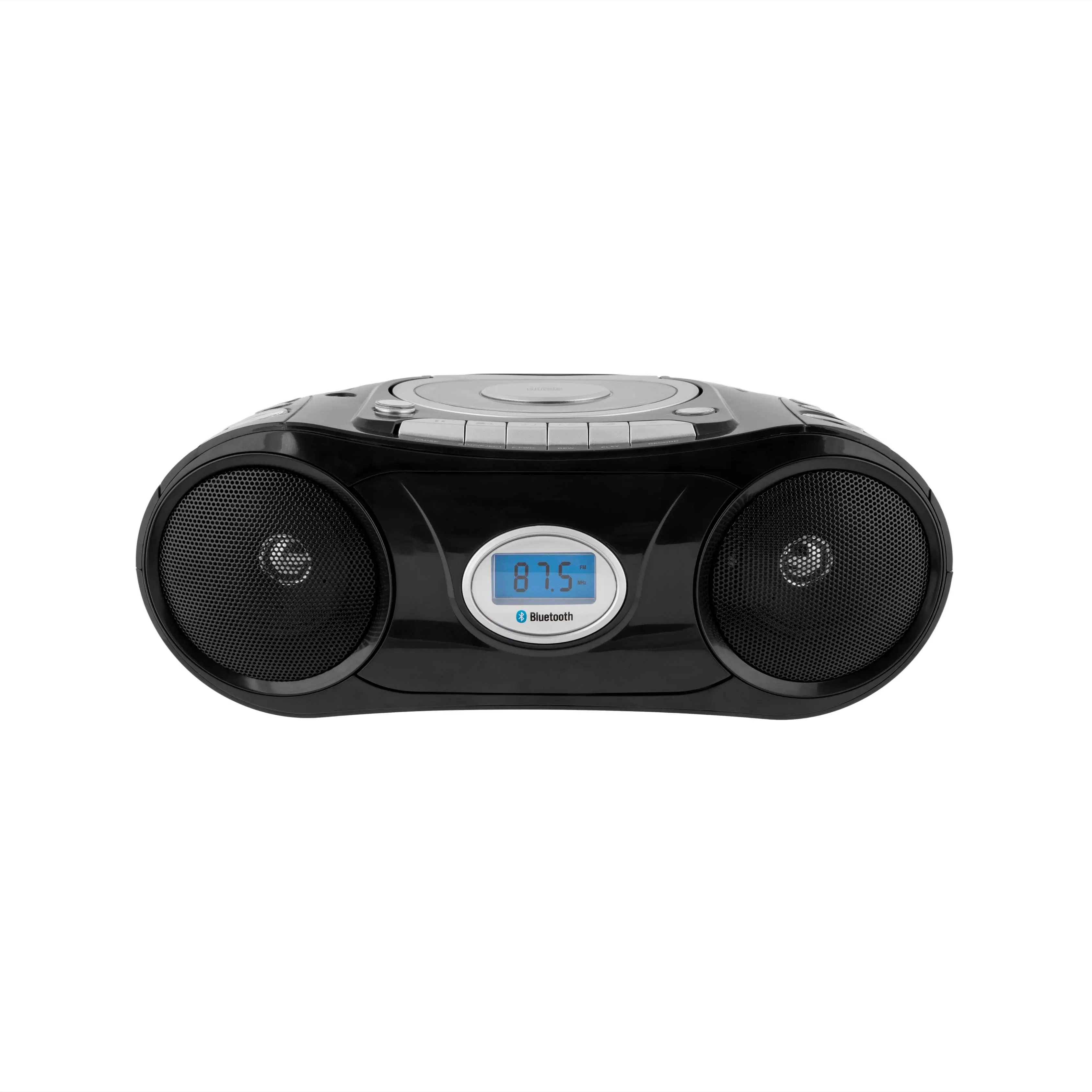 OEM pemutar kaset ekstra BASS portabel, Boombox produk baru pemutar kaset rekaman Radio antena CD Bluetooth dioperasikan oleh Speaker baterai