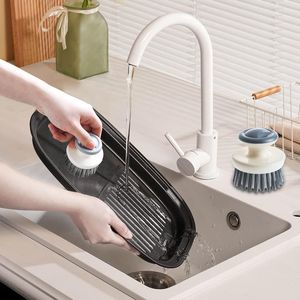Spazzola per Piatti Ergonomica con Setole Rigide per Pulizia del Lavello, Facile da Usare sul Palmo - Product Image 2