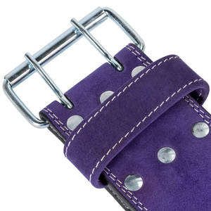 Cinturón de Levantamiento de Pesas de Cuero Genuino con Hebilla de Doble Punta, Protección Lumbar para Entrenamiento de Peso Muerto, Fitness y Seguridad en el Gimnasio - Product Image 3