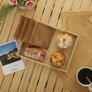 Bandeja Rectangular de Madera Lacada Hecha a Mano con Diseño Floral Azul y Bordes Cortados con Láser, Bandeja Decorativa Sostenible para el Hogar y la Cocina - Product Image 3