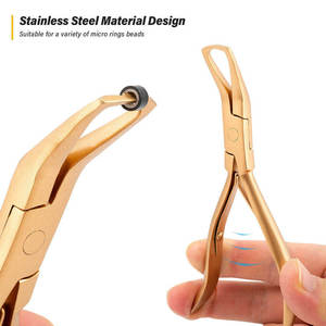 Kit d'outils pour extensions de cheveux, sac complet professionnel avec pinces pour extensions de cheveux, clips et crochet de traction - Product Image 4