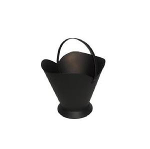 Nouveauté : Seau à charbon de bois pour foyer en fer, galvanisé noir avec revêtement en poudre, avec poignée, taille, forme et couleur personnalisables - Product Image 5