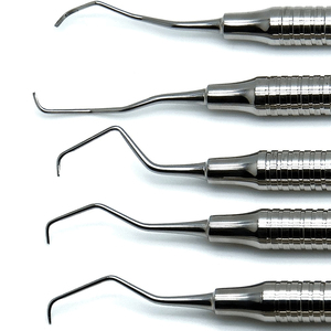 Raspador Dental Ergonómico de Acero Inoxidable de Alta Calidad, Ligero, Cureta Gracey, Instrumento Periodontal Manual - Product Image 5