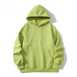 เสื้อสเวตเชิ้ตมีฮู้ดผู้ชาย สีพื้น ผ้าฝ้ายเฟรนช์เทอร์รี่ ลำลอง ดีไซน์กระเป๋า ใส่ได้ทุกวัน ทรงปกติ สีเทา - Product Image 3
