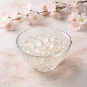 Bolas de Boba Cristalizadas con Sabor Original Refrescante, Textura Masticable, Perlas de Konjac, Adorno Versátil para Té de Burbujas, Base para Postres - Product Image 1