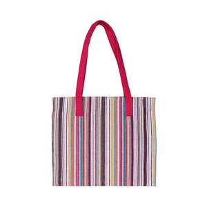 Fabricant en gros de haute qualité vendant des sacs de shopping écologiques personnalisés en jute imprimés à bas prix - Product Image 1