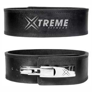 Cinturón de Cuero Genuino con Hebilla de Palanca y Logotipo Personalizado OEM, 4 Pulgadas de Ancho, Resistente, para Levantamiento de Pesas, Entrenamiento en Gimnasio, Liberación Rápida - Product Image 2