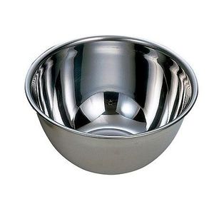 Bol de service rond en acier inoxydable, finition argentée brillante, pour hôtel et restaurant - Product Image 6