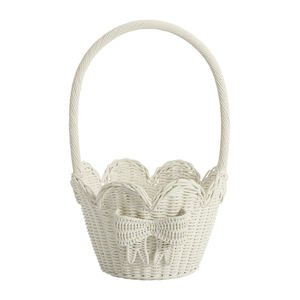 Grand panier de Pâques en osier délicat, panier de rangement décoratif, panier organisateur en rotin naturel, parfait pour la présentation et le rangement de cadeaux - Product Image 1