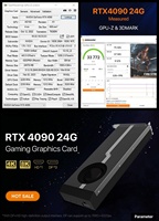 Turbo Blower Fan 16Pin 384Bit 24GB GDDR6X Memory Deep Learning Computer AI Server Workstation GeForce RTX 4090 Graphics Card