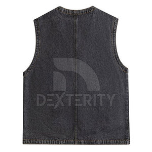 Chaleco Vaquero Informal de Invierno para Hombre, Diseño Moderno de Alta Calidad, Servicio OEM, Personalizable, 100% Algodón, MOQ Bajo, Nueva Llegada - Product Image 3