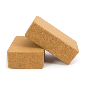 Blocs de yoga en liège naturel recyclé, écologiques, haute densité, semi-circulaires, avec logo personnalisé, en matériau de liège pour l'équilibre - Product Image 2