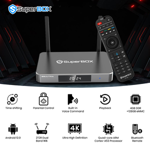 S6 Ultra <b>Android</b> TV <b>Box</b> 2025, 6K UHD Media Player with WiFi 6, Bluetooth and 128GB Storage - Product Image 5