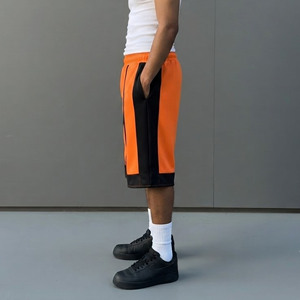 Shorts cargo pour homme en coton 100% 250 g/m², taille élastique, séchage rapide, logo imprimé en sérigraphie personnalisé, 2 couleurs, tendance - Product Image 2