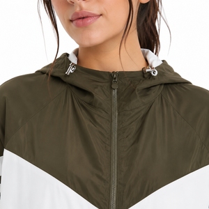 <b>Women</b> <b>Lightweight</b> Hooded Windbreaker <b>Jacket</b> Casual Zip Up Streetwear Outdoor Custom OEM Manufacturer Everyday Wear <b>Women</b> <b>Jacket</b> - Product Image 4