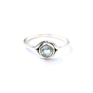 Blue Topaz <b>Crystal</b> <b>Ring</b> 2.0 Grams Weight - Product Image 1