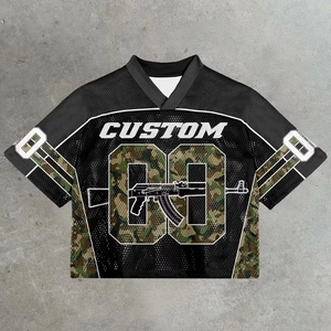 Maillot de baseball personnalisé en maille pour homme, col en V, manches courtes, respirant, en polyester, numéro d'équipe 25, impression par sublimation, vêtements pour adultes - Product Image 4