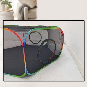 4 trong 1 ngoài trời mèo lều với đường hầm cho bên ngoài mèo thùng cho vật nuôi trong nhà playpen catio động vật nhỏ sân chơi hàng rào - Product Image 3