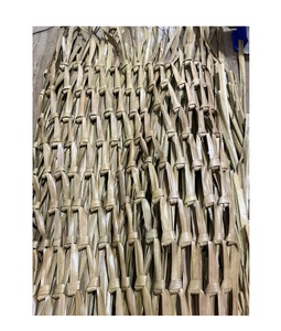 Muebles de esterilla de hierba cosida de Vietnam, esteras de hoja de palma tejidas a mano, uso para protección solar, hoteles domésticos. - Product Image 3