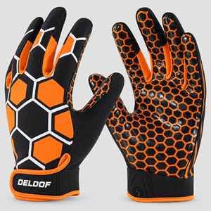Private Label American Football <b>Gloves</b> Premium Tacky Palm Receiver Training Game <b>Gloves</b> Manufacturer - Product Image 2