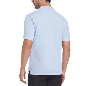 Chemises polo en coton à manches courtes tricotées en gros avec logo personnalisé, de haute qualité, pour le golf en plein air, chemises polo pour hommes - Product Image 3