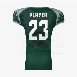 Maillot de football américain professionnel respirant, design athlétique, vêtements de sport confortables, moderne, manches courtes, écologique - Product Image 3