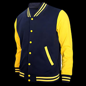 Chaqueta Varsity de Diseño Personalizado, Chaqueta de Invierno con Mangas de Cuero y Cuerpo de Lana, Material Suave, Chaqueta Varsity para Hombre - Product Image 6