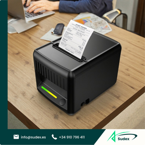 Sudex MHT-P80 POS Thermal Printer 80mm <b>USB</b> LAN Auto Cutter Receipt Invoice Printer for Shops Restaurant Billing Solution Device - Product Image 1