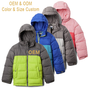 Wholesale Men's Winter Windbreaker Puffer Jacket Plus Size Hooded Waterproof Custom Logo Zipper Closure <b>Button</b> Decoration Cotton - Product Image 6