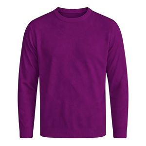 Pull-over en tricot classique pour homme, col rond, coupe classique, manches longues, couleur unie, pour une utilisation quotidienne toute saison - Product Image 2