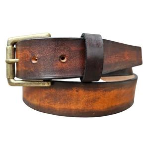 Cinturón Casual de Cuero Genuino para Hombre con Hebilla Plateada, Forma Rectangular, Impresión de Logotipo Personalizado, Precio Económico, Cinturones Modernos 2026 - Product Image 3