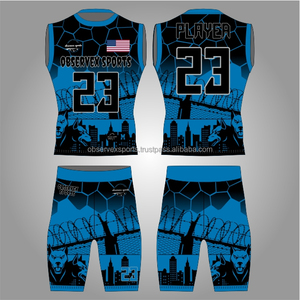 Uniformes de Fútbol Americano 7 contra 7, Diseño Transpirable para Jóvenes, para Entrenamiento en Equipo, Uniforme de Fútbol Americano con Bandera, Compresión para Juego, Uniforme 7on7 - Product Image 1