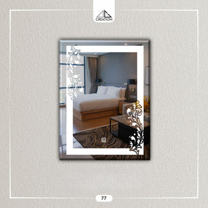 Este elegante espejo LED rectangular está diseñado para realzar cualquier espacio de vida moderno. DG 221 Espejo Decorativo de Pared con Interruptor Táctil - Product Image 3