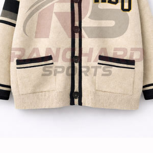 Suéter Cárdigan Universitario Personalizado con Logotipo HBCU, Tejido de Punto, Cierre de Botones, Mezcla de Lana, Fabricante - Product Image 3