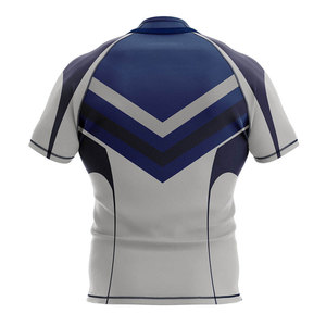 Última Llegada, Jersey de Rugby Estampado, Transpirable, de Poliéster y Algodón, Colores Personalizados, Nombres de Equipos, Impresión Digital, Ropa Deportiva - Product Image 2