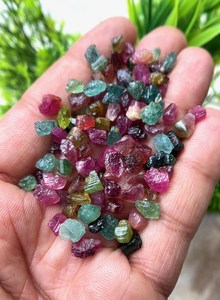 Multi Tourmaline <b>Raw</b> Gemstone Natural Rough <b>Crystal</b> Colorful Stone For Jewelry Making Healing Bulk Supply - Product Image 4