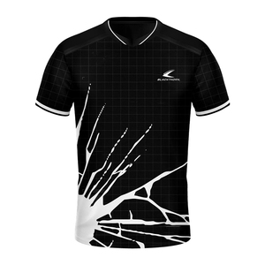 Camiseta de Pádel con Cuello Redondo y Estampado de Puntos, Sublimación Completa, Manga Corta, Elástica en Cuatro Direcciones, Transpirable, Ecológica, Deportiva - Product Image 3