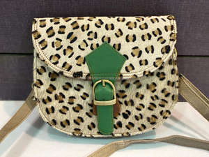 กระเป๋าถือหนังรีไซเคิลพิมพ์ลายสัตว์แฟชั่นสำหรับผู้หญิงพร้อมสายเดี่ยวทำจากไนลอนซับในลูกกวาดกระเป๋าสะพายข้าง - Product Image 4