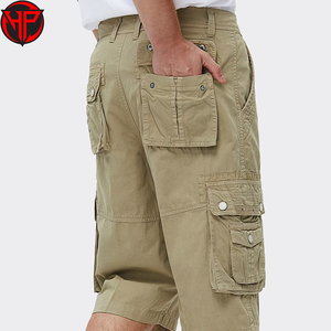 Shorts cargo pour hommes 2026, multi-poches, en tissu de coton, décontractés, utilitaires, pour l'extérieur, qualité supérieure - Product Image 6