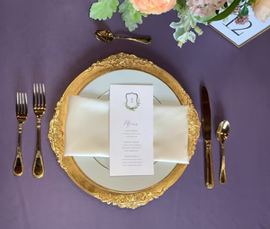 12" Electroplating Gold Vintage Charger <b>Plates</b> Wedding Dinner Set Under Pate <b>Decoration</b> Elegant Embossed Edge - Product Image 4