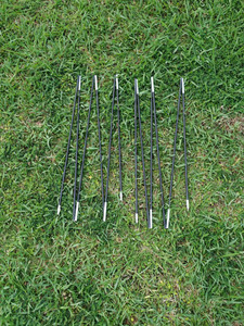 Poteaux de support en aluminium pour tente de camping, camouflage extérieur, 2 paires, pour 3-4 personnes, accessoires de poteaux de support - Product Image 5