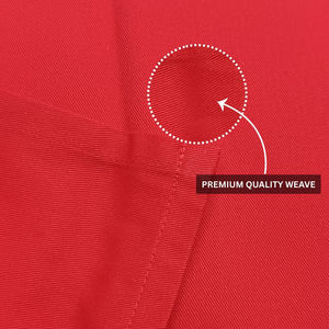 Essuie-tout de cuisine rouge 100% coton, doux et absorbant, pour le nettoyage des restaurants, des cuisines et de la maison - Product Image 4